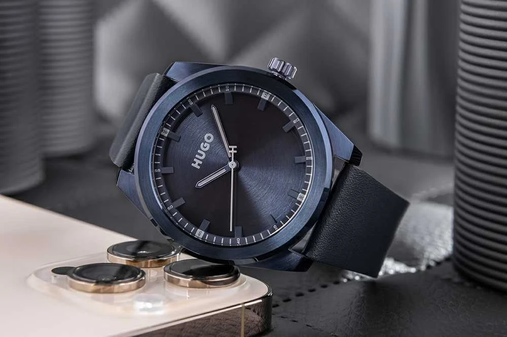 Hugo Boss HUGO Ryškus Vyriškas Laikrodis 1530352 + Dėžutė