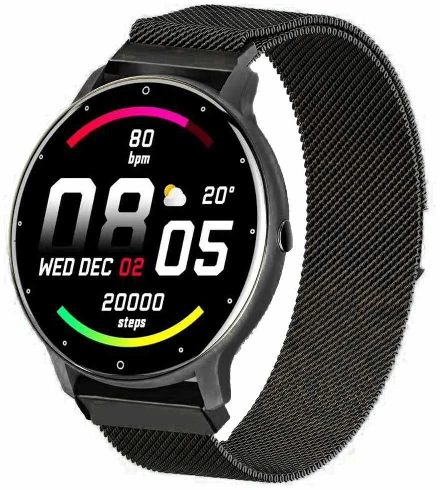 Išmanusis laikrodis Gravity GT1-3, Juodos spalvos
