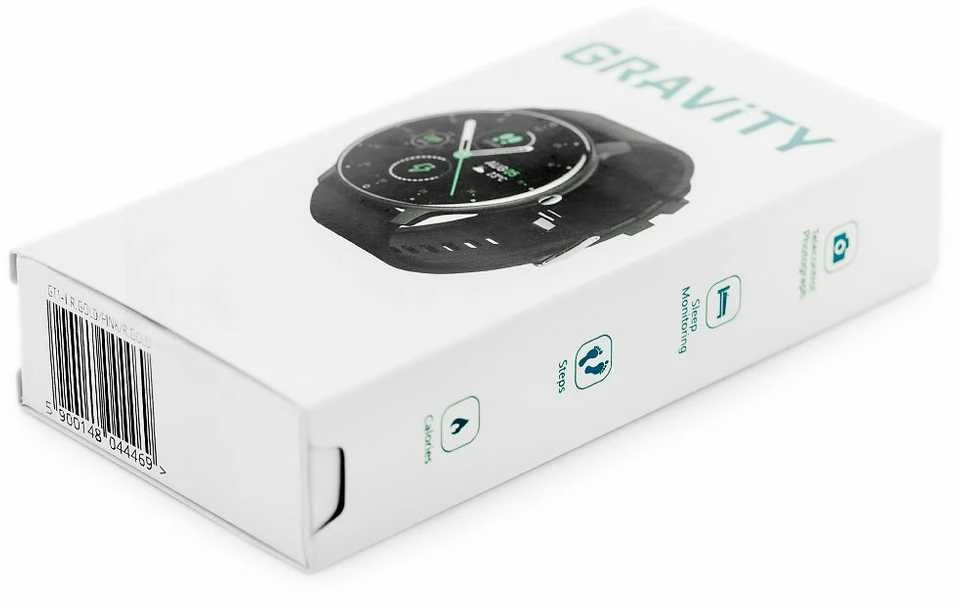 Išmanusis laikrodis Gravity GT1-3, Juodos spalvos
