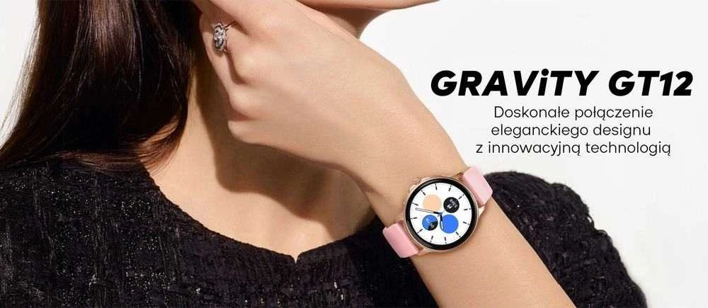 Išmanusis laikrodis UNISEX GRAVITY GT12-4 - BLUETOOTH CONNECTIONS, ADDITIONAL PASSAGE (sg035d)