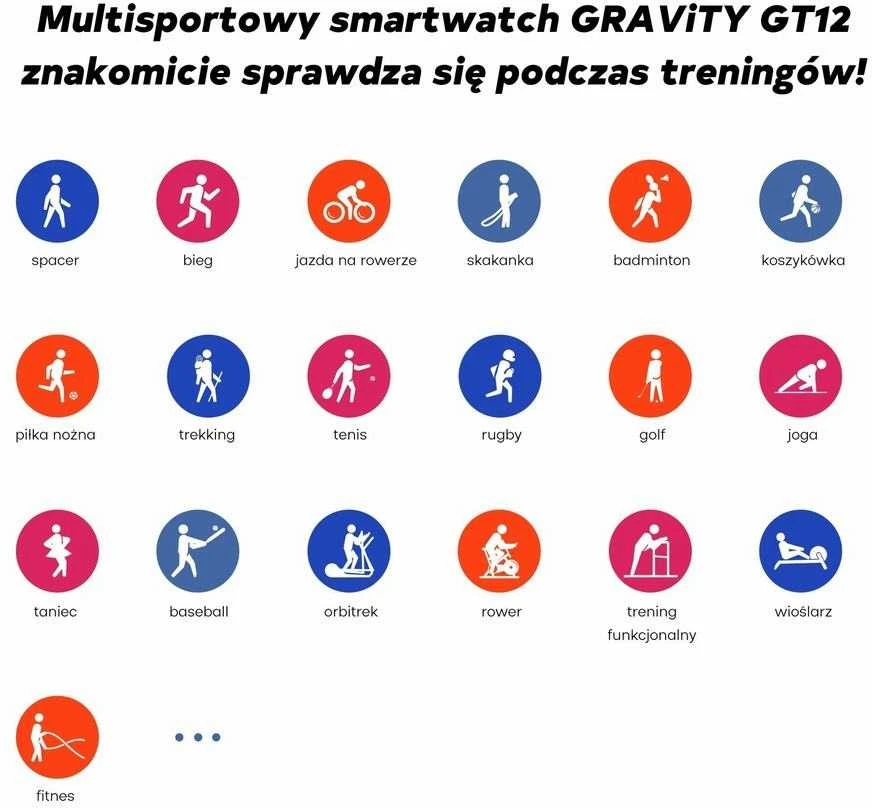Išmanusis laikrodis UNISEX GRAVITY GT12-5 - BLUETOOTH CONNECTIONS, ADDITIONAL PASSAGE (sg035e)