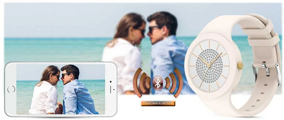 GRAVITY GT14-1 moteriškas išmanusis laikrodis - BLUETOOTH RYŠYS, OWN ciferblatas (sg026a)