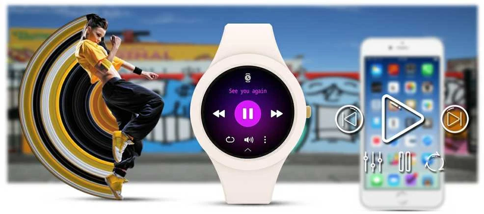 GRAVITY GT14-1 moteriškas išmanusis laikrodis - BLUETOOTH RYŠYS, OWN ciferblatas (sg026a)