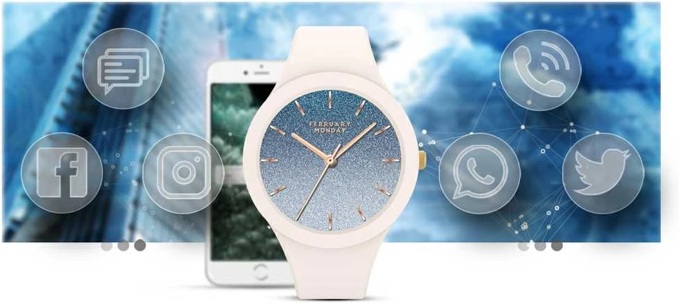 GRAVITY GT14-1 moteriškas išmanusis laikrodis - BLUETOOTH RYŠYS, OWN ciferblatas (sg026a)
