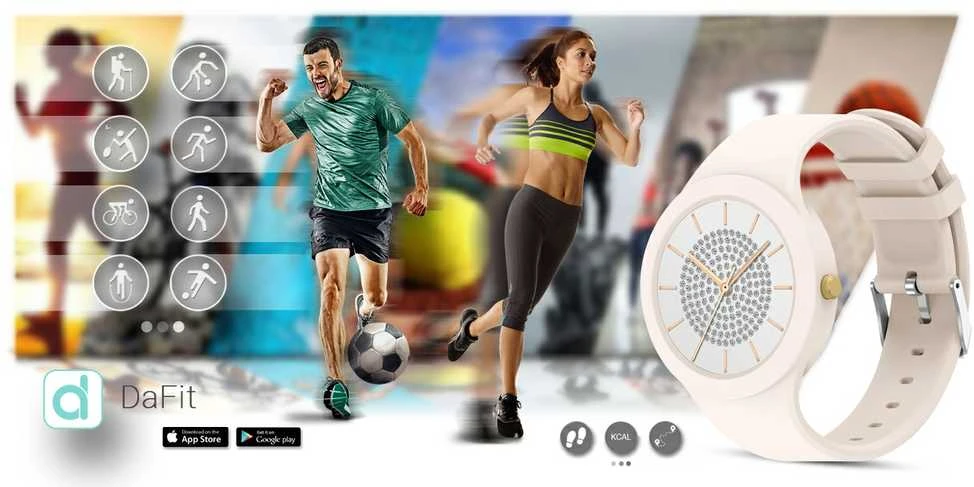 GRAVITY GT14-1 moteriškas išmanusis laikrodis - BLUETOOTH RYŠYS, OWN ciferblatas (sg026a)