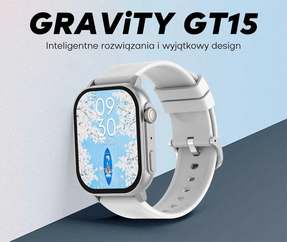 Išmanusis laikrodis UNISEX GRAVITY GT15-11 - BLUETOOTH CONNECTIONS, ADDITIONAL PASSAGE (sg029k)