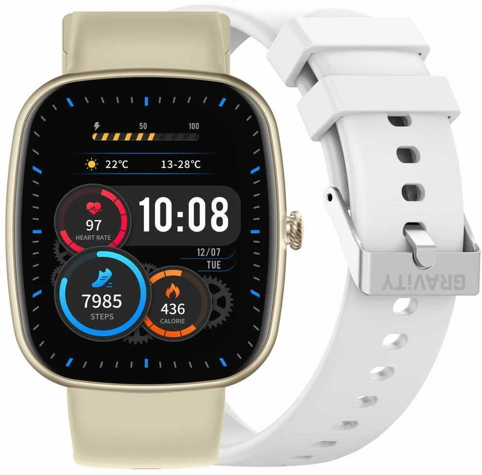 Išmanusis laikrodis UNISEX GRAVITY GT18-8 - BLUETOOTH CONNECTIONS, ADDITIONAL PASSAGE (sg036h)