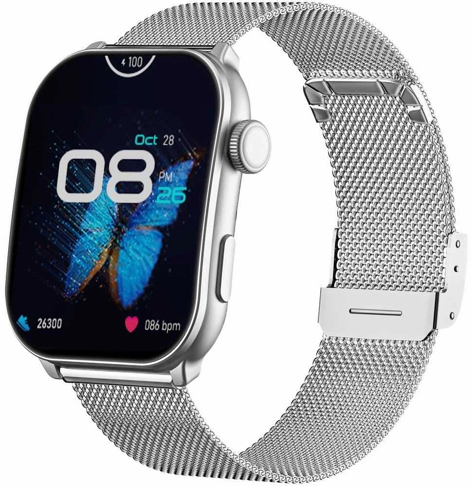 Išmanusis laikrodis UNISEX GRAVITY GT28-10 - BLUETOOTH POKALBIAI, PAPILDOMAS DIRŽELIS (sg037j)