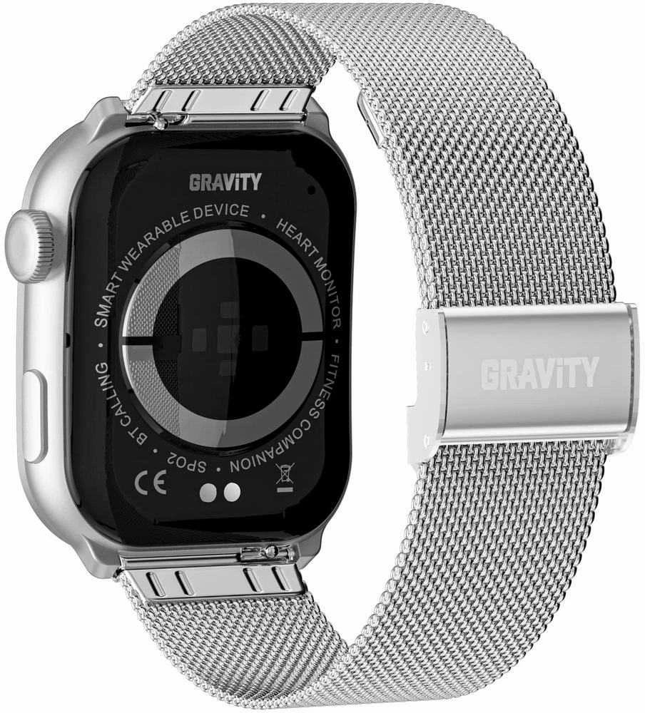 Išmanusis laikrodis UNISEX GRAVITY GT28-10 - BLUETOOTH POKALBIAI, PAPILDOMAS DIRŽELIS (sg037j)