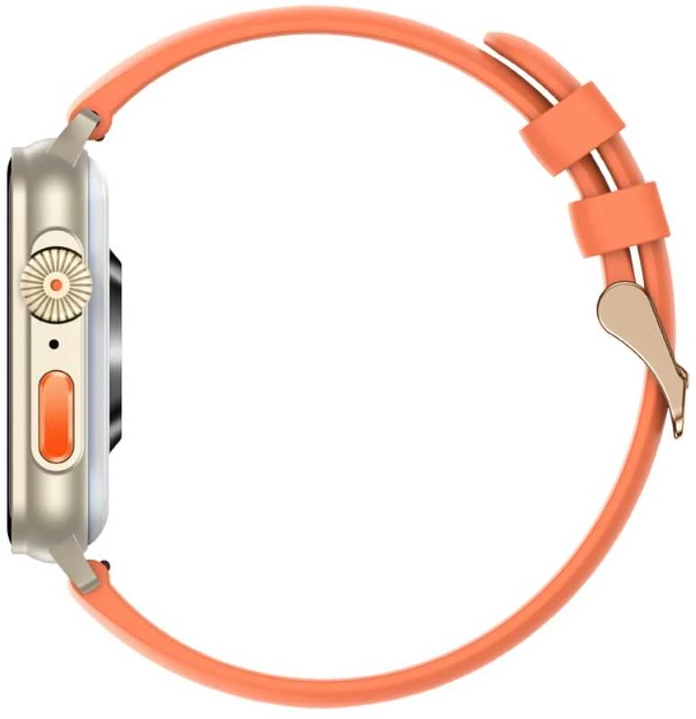Išmanusis laikrodis moterims RUBICON RNCF06 Titano/Oranžinė SMARUB221