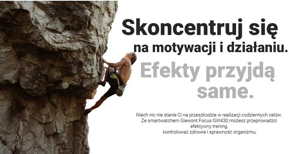 Išmanusis laikrodis Giewont GW430-1, Juodos spalvos