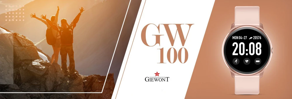 Išmanusis laikrodis Giewont GW100-5, Rožinis