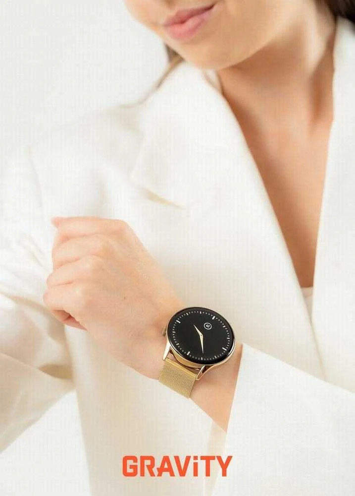 Išmanusis laikrodis DAMSKI GRAVITY GT11-4 - AMOLED, DODATKOWY PASEK (sg044d)