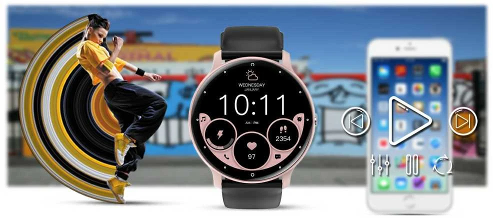 Išmanusis laikrodis UNISEX GRAVITY GT1-5 PRO - BLUETOOTH CONNECTIONS, ADDITIONAL PASSAGE (sg027e)