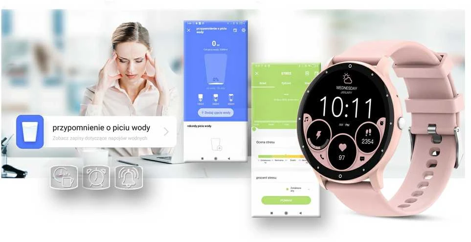 Išmanusis laikrodis UNISEX GRAVITY GT1-5 PRO - BLUETOOTH CONNECTIONS, ADDITIONAL PASSAGE (sg027e)