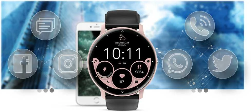 Išmanusis laikrodis UNISEX GRAVITY GT1-5 PRO - BLUETOOTH CONNECTIONS, ADDITIONAL PASSAGE (sg027e)