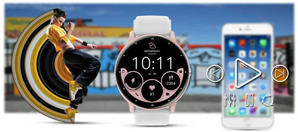 Išmanusis laikrodis UNISEX GRAVITY GT1-6 PRO - BLUETOOTH RYŠIAI, PAPILDOMAS PASAGE (sg027f)