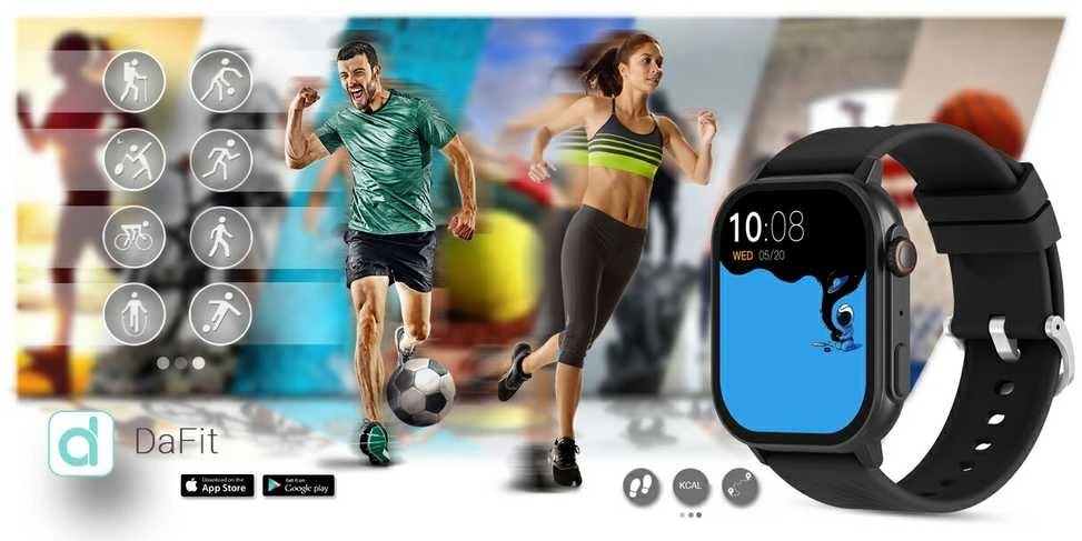 Išmanusis laikrodis UNISEX GRAVITY GT15-1 - ROZMOWY BLUETOOTH, DODATKOWY PASEK (sg029a)