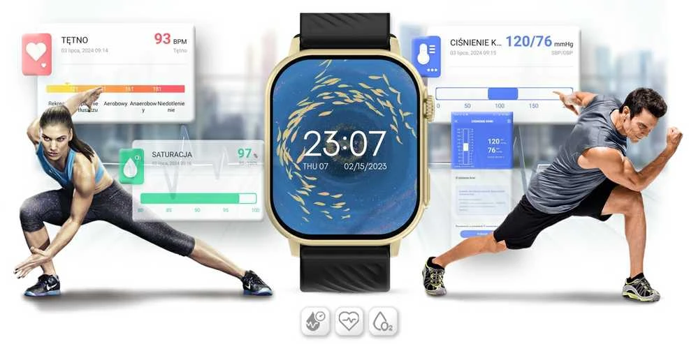 Išmanusis laikrodis UNISEX GRAVITY GT15-6 - BLUETOOTH RYŠIAI, PAPILDOMAS PRAĖJIMAS (sg029f)