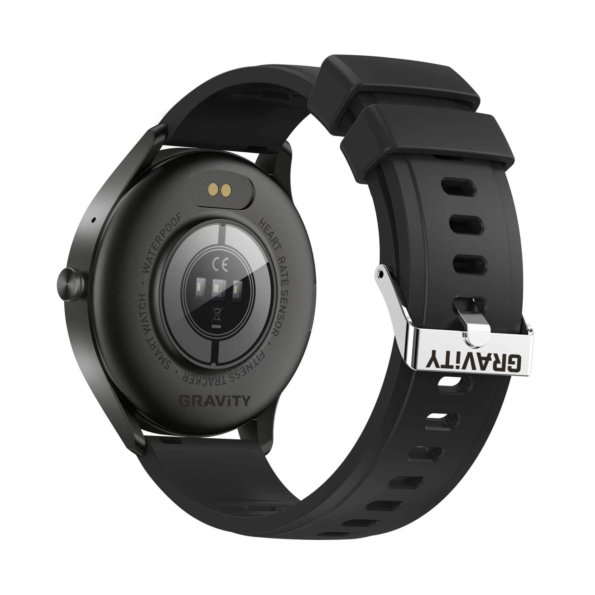 Išmanusis laikrodis Gravity GT2-2, Juodos spalvos