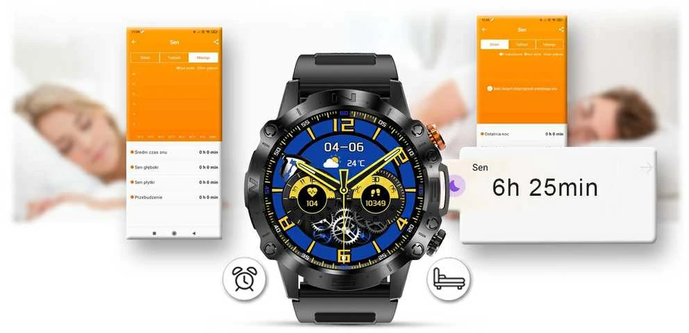 GRAVITY GT20-3 MEN'S Išmanusis laikrodis - AMOLED, ADDITIONAL BELT (sg024c)