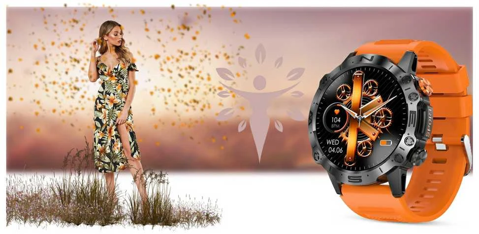GRAVITY GT20-3 MEN'S Išmanusis laikrodis - AMOLED, ADDITIONAL BELT (sg024c)
