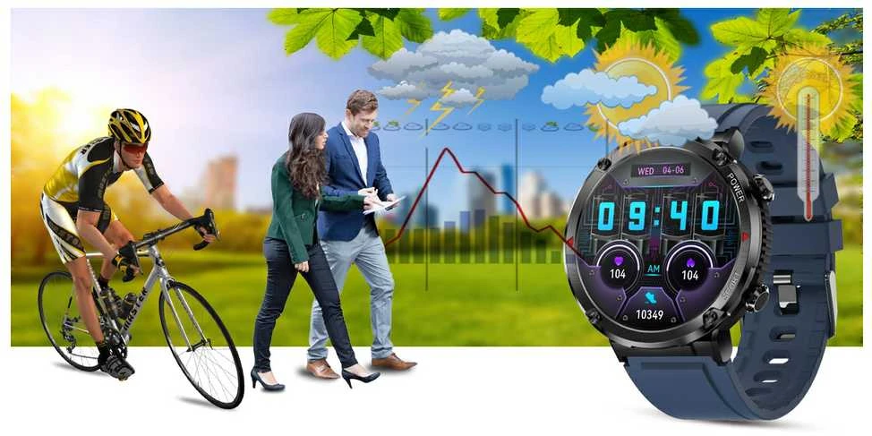 Išmanusis laikrodis MĘSKI GRAVITY GT21-5 - BLUETOOTH CALL, DODATKOWY PASEK (sg025e)