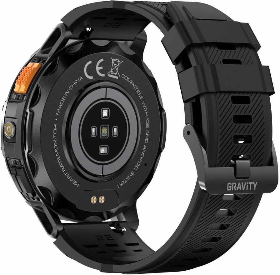 GRAVITY GT22-3 MEN'S Išmanusis laikrodis - AMOLED, ADDITIONAL BELT (sg030c)