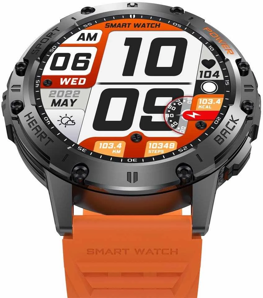 GRAVITY GT22-3 MEN'S Išmanusis laikrodis - AMOLED, ADDITIONAL BELT (sg030c)
