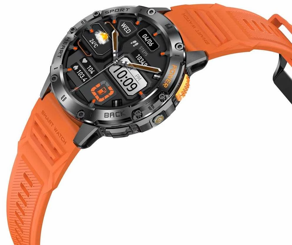 GRAVITY GT22-3 MEN'S Išmanusis laikrodis - AMOLED, ADDITIONAL BELT (sg030c)