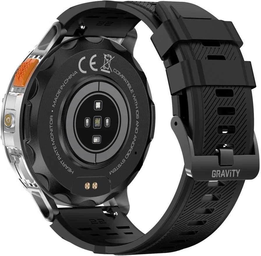 GRAVITY GT22-4 MEN'S Išmanusis laikrodis - AMOLED, ADDITIONAL BELT (sg030d)