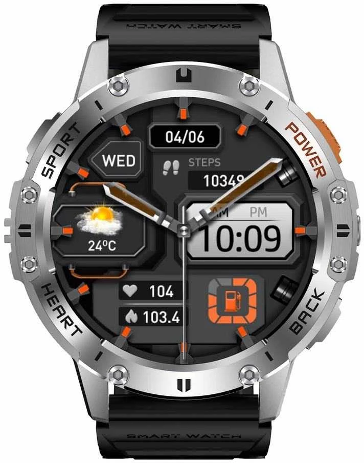 GRAVITY GT22-4 MEN'S Išmanusis laikrodis - AMOLED, ADDITIONAL BELT (sg030d)