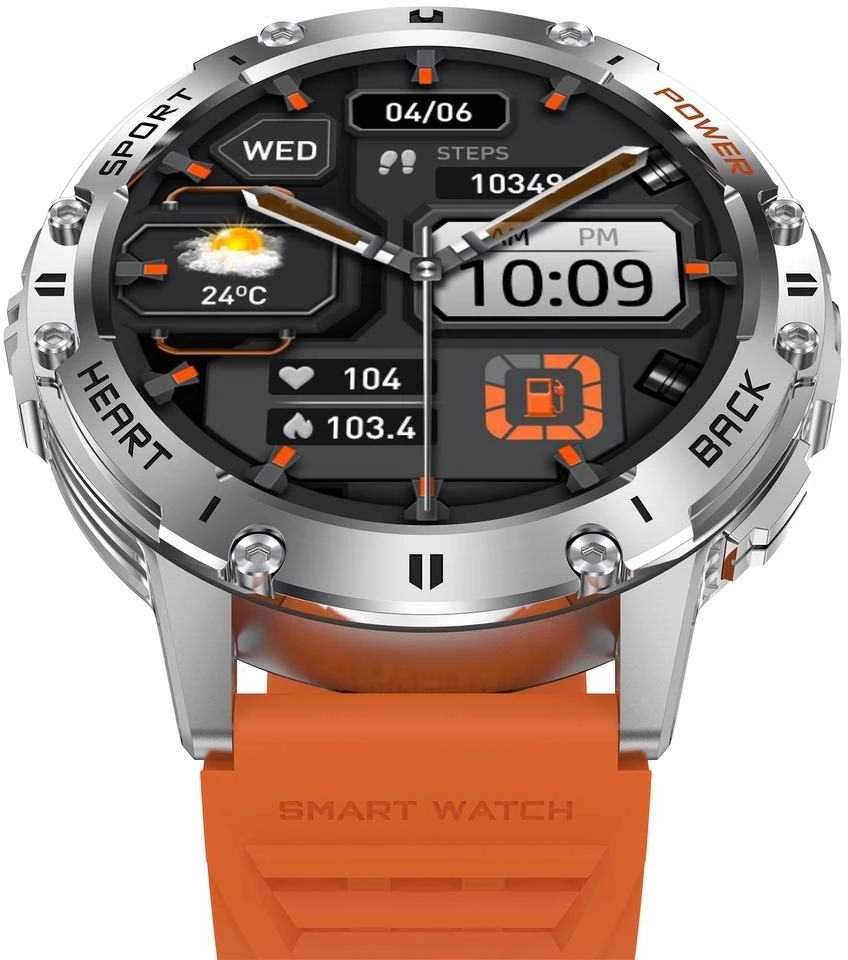 GRAVITY GT22-4 MEN'S Išmanusis laikrodis - AMOLED, ADDITIONAL BELT (sg030d)