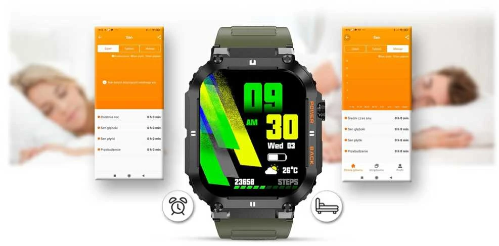 Išmanusis laikrodis vyrams Gravity GT6-6 - Skambinimo funkcija, MONITORIUS SNU (sg020f)