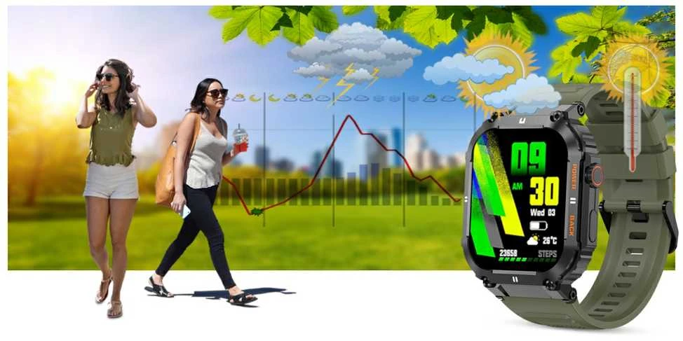 Išmanusis laikrodis vyrams Gravity GT6-6 - Skambinimo funkcija, MONITORIUS SNU (sg020f)