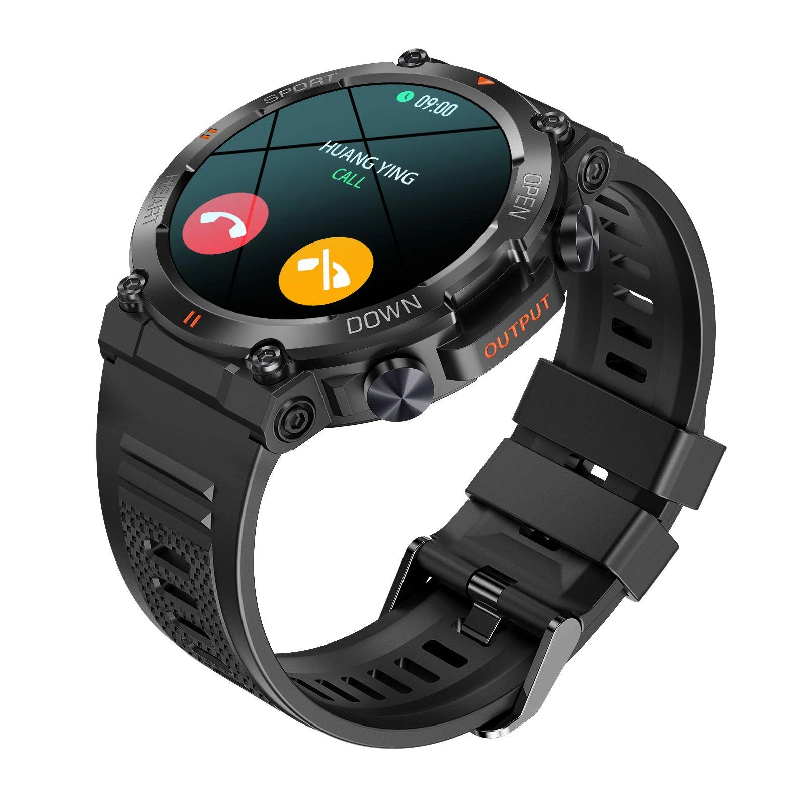 Išmanusis laikrodis Gravity GT7-1 Pro, Juodos spalvos