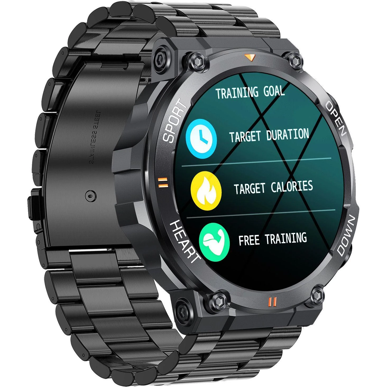 Išmanusis laikrodis Gravity GT7-2 Pro, Juodos spalvos