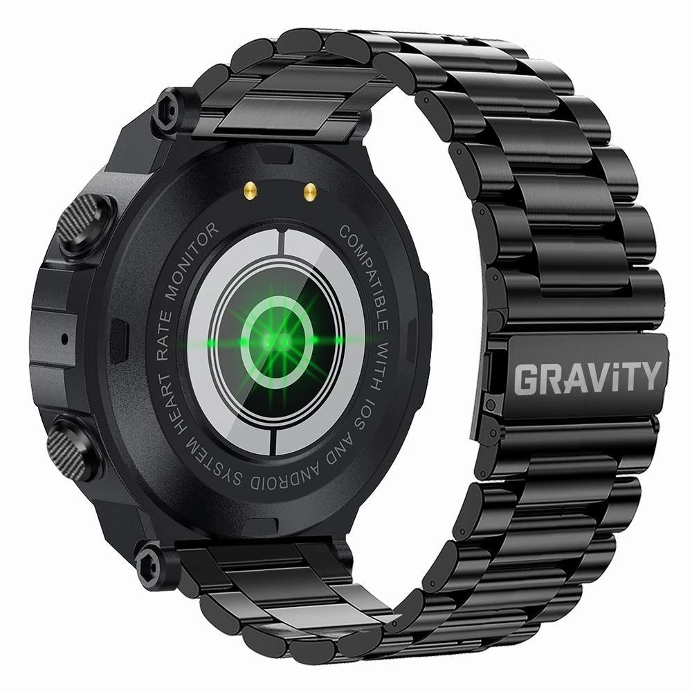 Išmanusis laikrodis Gravity GT7-2, Juodos spalvos