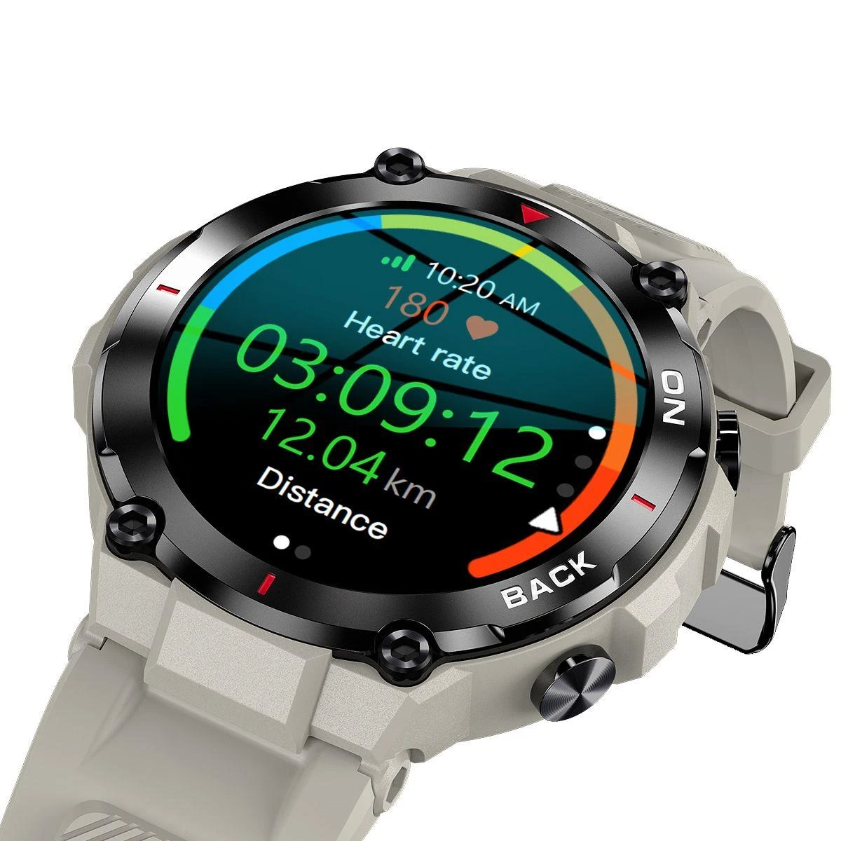 Išmanusis laikrodis Gravity GT8-4, juoda/pilka