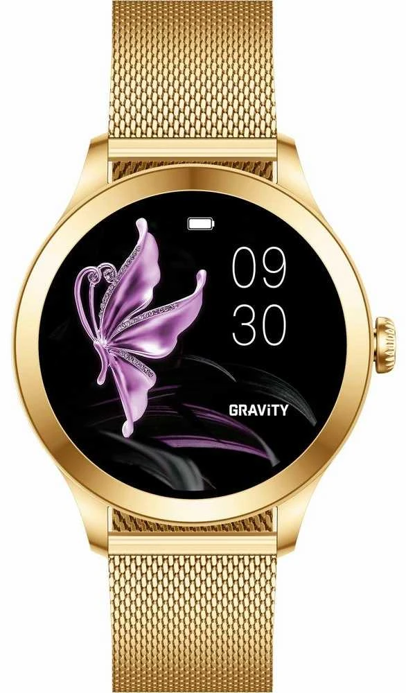 Išmanusis laikrodis DAMSKI GRAVITY GT25-1 PRO - AMOLED, DODATKOWY PASEK (sg039a)