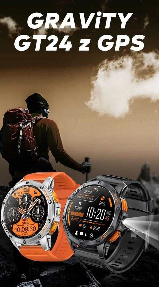 GRAVITY GT24-5 MEN'S Išmanusis laikrodis - TIMER, ADDITIONAL PASSAGE (sg033e)