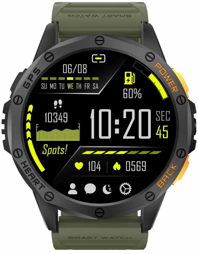 GRAVITY GT24-5 MEN'S Išmanusis laikrodis - TIMER, ADDITIONAL PASSAGE (sg033e)