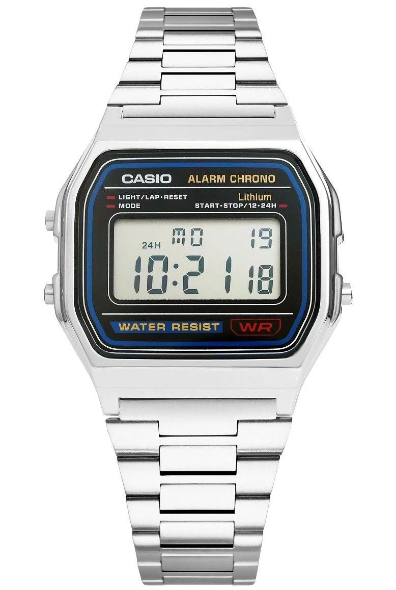 Laikrodis vyrams CASIO A158WA-1A (zd093a) - KLASYKA