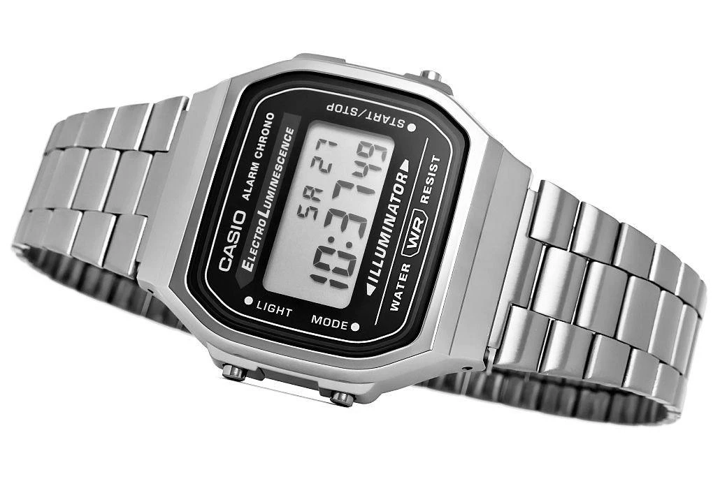 Laikrodis vyrams CASIO A168WGG-1A (zd088e) - KLASYKA + BOX