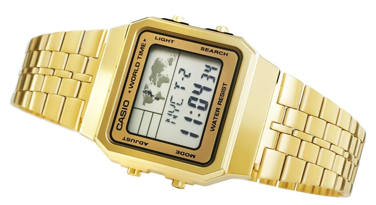 Laikrodis CASIO VINTAGE MEN'S WATCH A500WGA-9DF (zd158d) + BOX