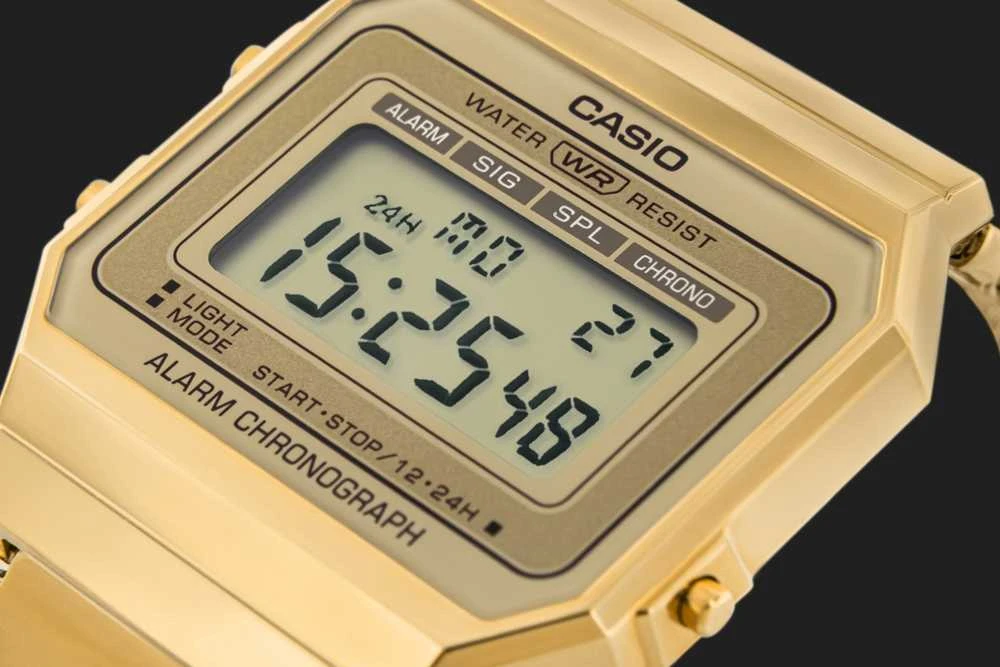 Unisex Casio Retro Vintage laikrodis A700WMG-9A + DĖŽUTĖ