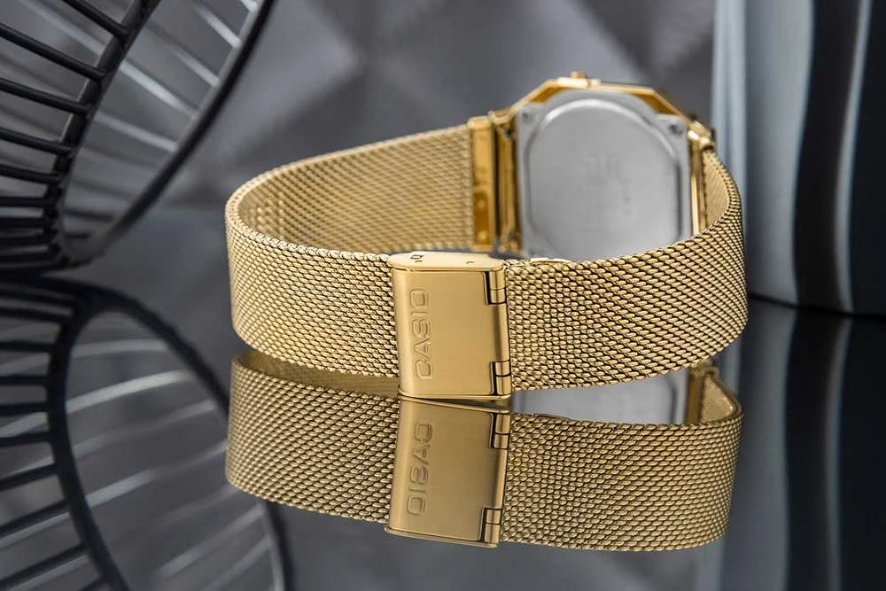 Unisex Casio Retro Vintage laikrodis A700WMG-9A + DĖŽUTĖ