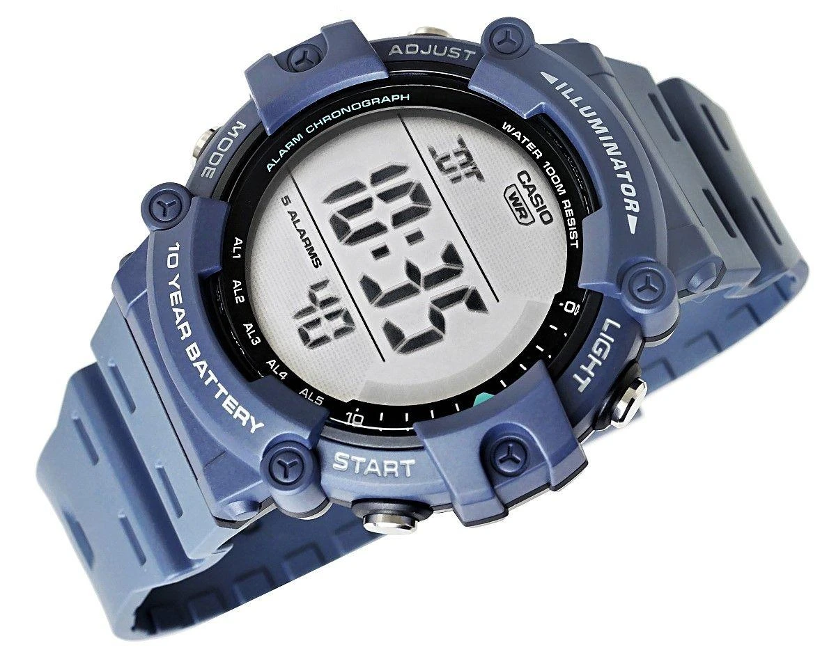 Laikrodis vyrams CASIO SPORT ILLUMINATOR AE-1500WH-2A + dėžutė