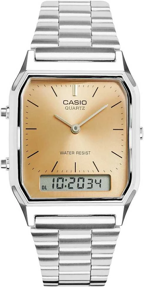 CASIO VINTAGE UNISEX LAIKRODIS AQ-230A-4AMQYDF + DĖŽUTĖ