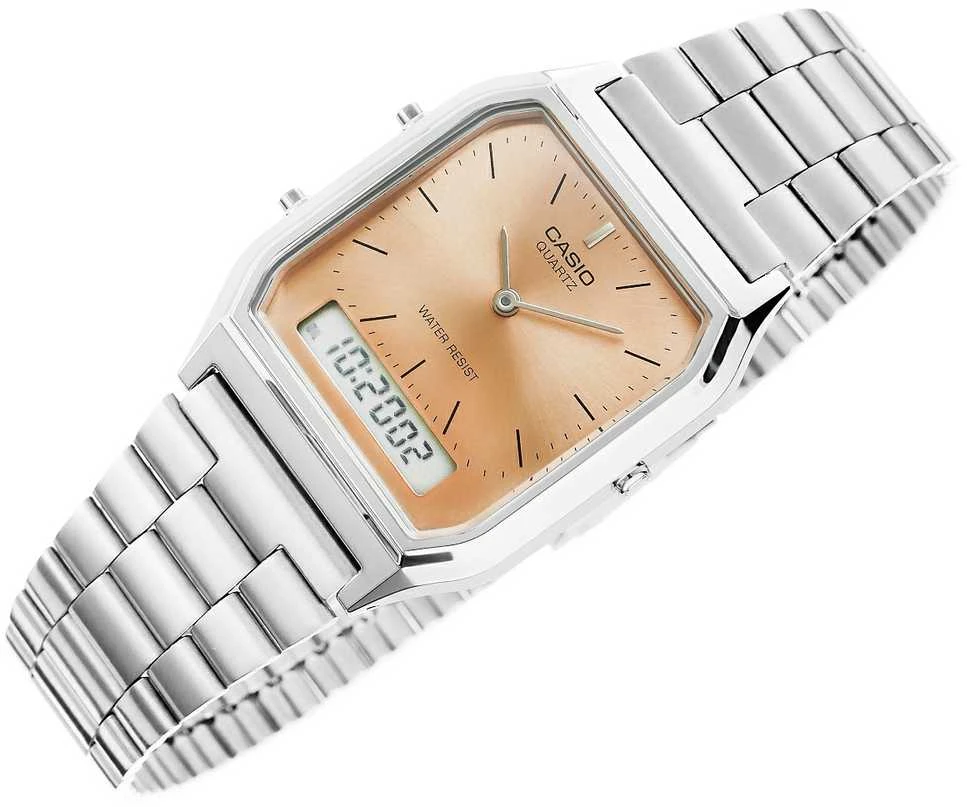 CASIO VINTAGE UNISEX LAIKRODIS AQ-230A-4AMQYDF + DĖŽUTĖ